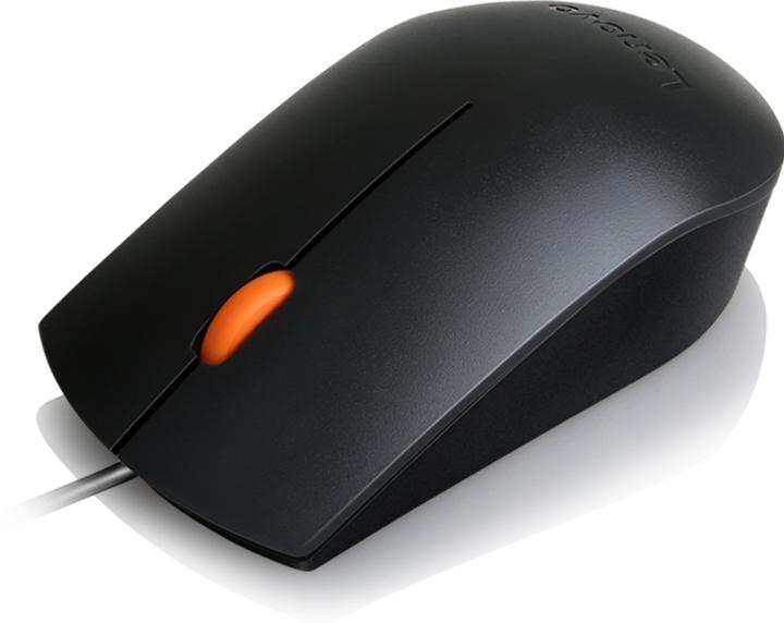 Actual product image Lenovo GX30M39704 Mouse Ambidextrous USB Type-A 1600 DPI (Cable)