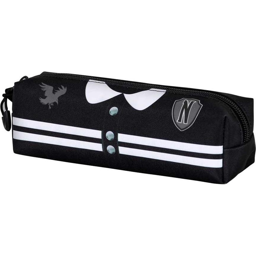 Thumbnail - Karactermania, Etui, MERCREDI - Oxford Varsity - Trousse Carré '21x8x5,5cm'