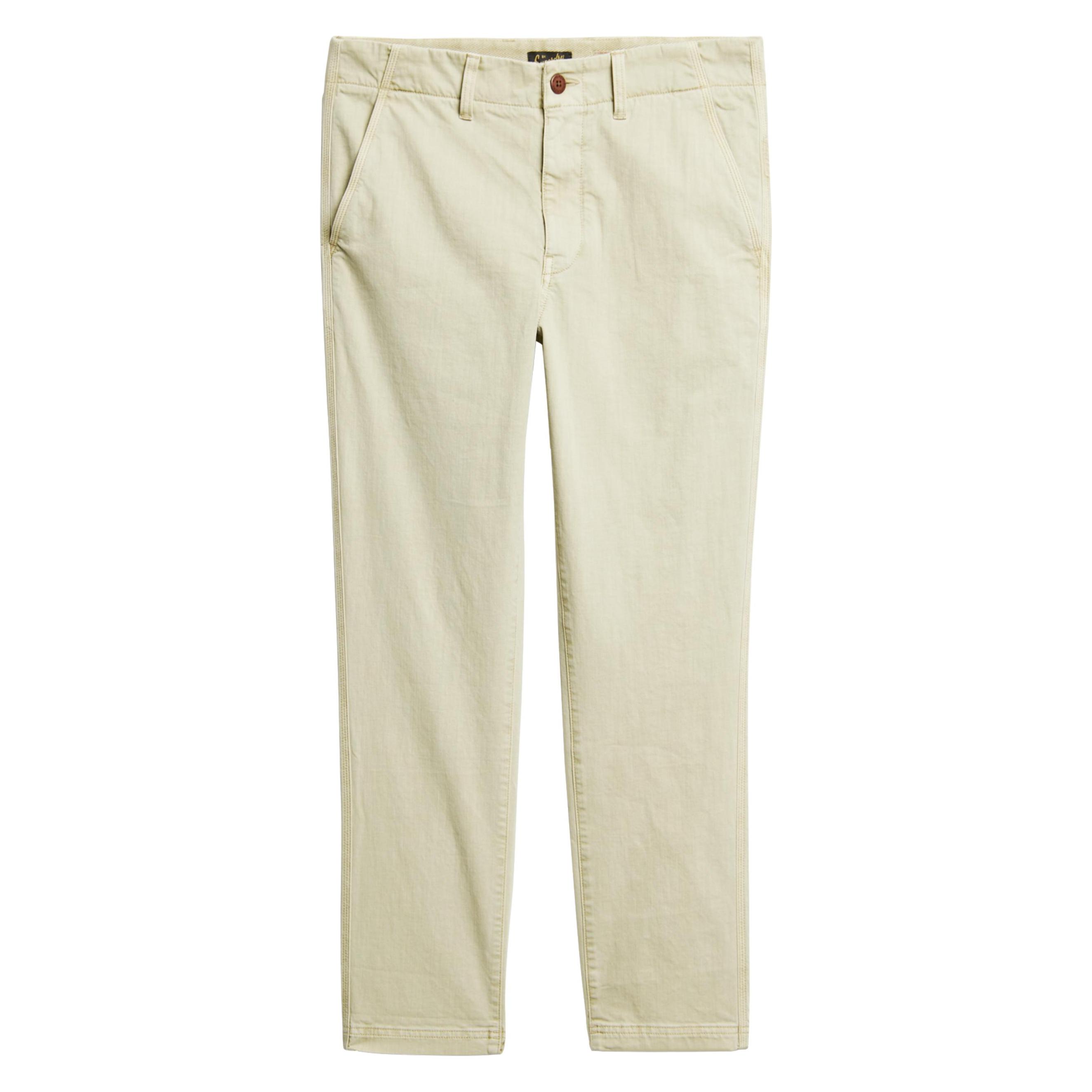 Superdry, Herren, Hosen, International Chinohose, Grau, (W29/L32)