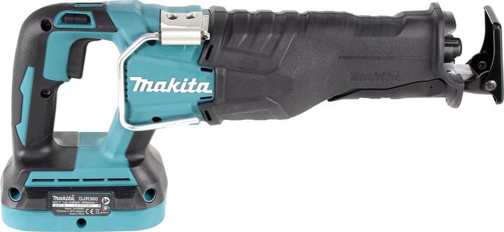 Actual product image Makita DJR 360 G Battery Reciprocating Saw 36V ( 2x18V ) Brushless reciprocating saw + 2x 6,0 Ah battery -