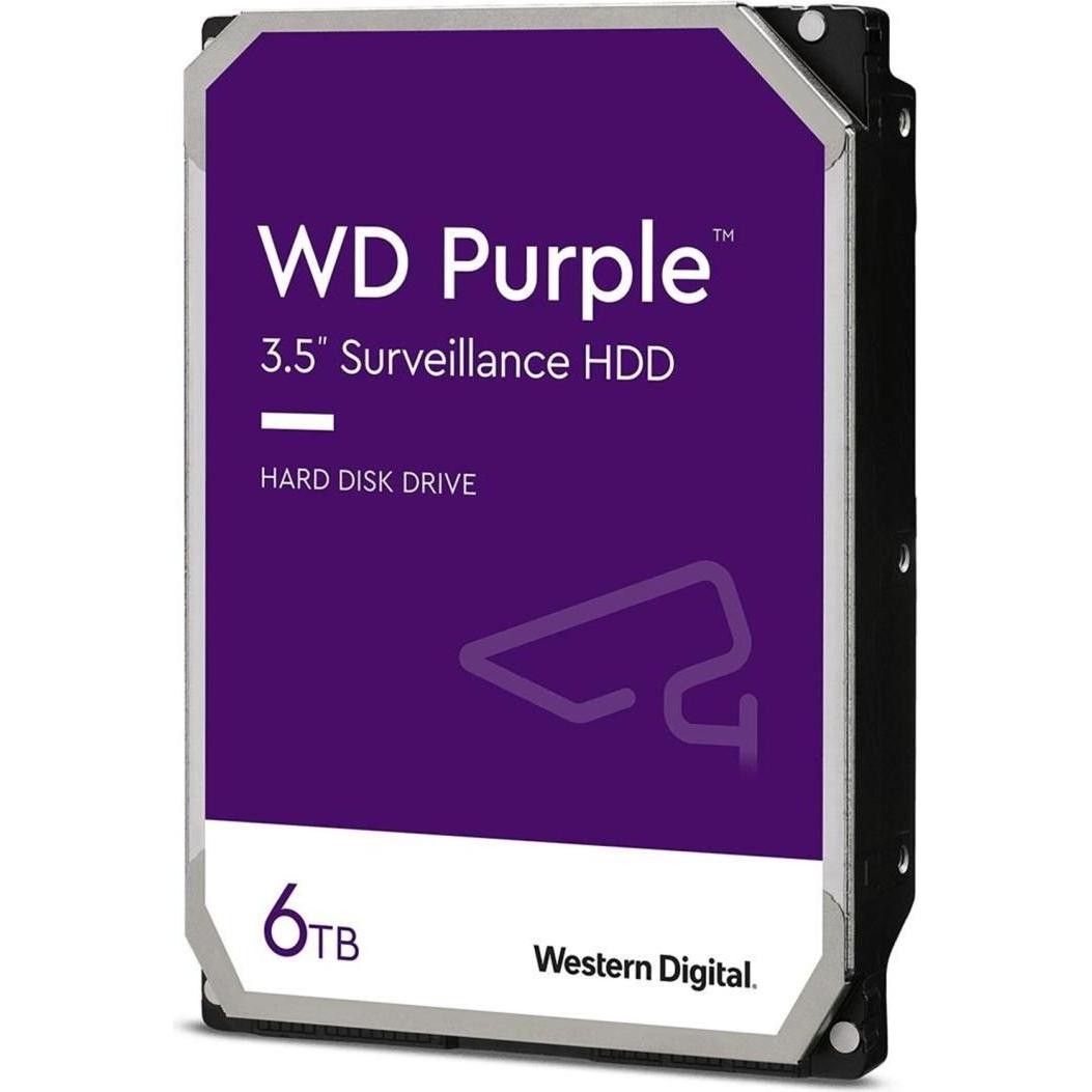 WD Purple Surveillance 3.5" Serial ATA (6 TB, 3.5", CMR), Festplatte