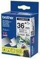 Produktbild Brother Flexitape lamin. schwarz/weiss TZe-FX261 zu PT-550 (4 cm, Schwarz)