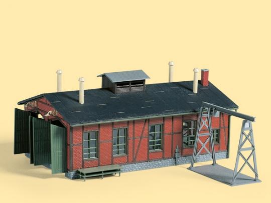 Actual product image Auhagen 11 355 H0 Locomotive shed,two lined