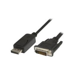 Thumbnail - MicroConnect DisplayPort – DVI (3 m, DisplayPort, DVI), Video Kabel