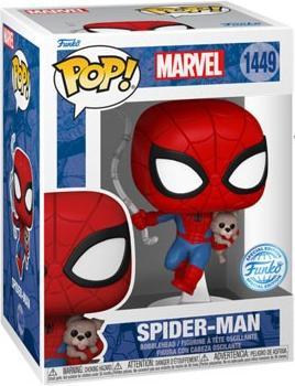 Actual product image Funko POP! Marvel Spider-Man with Sandwich The Dog Exclusive
