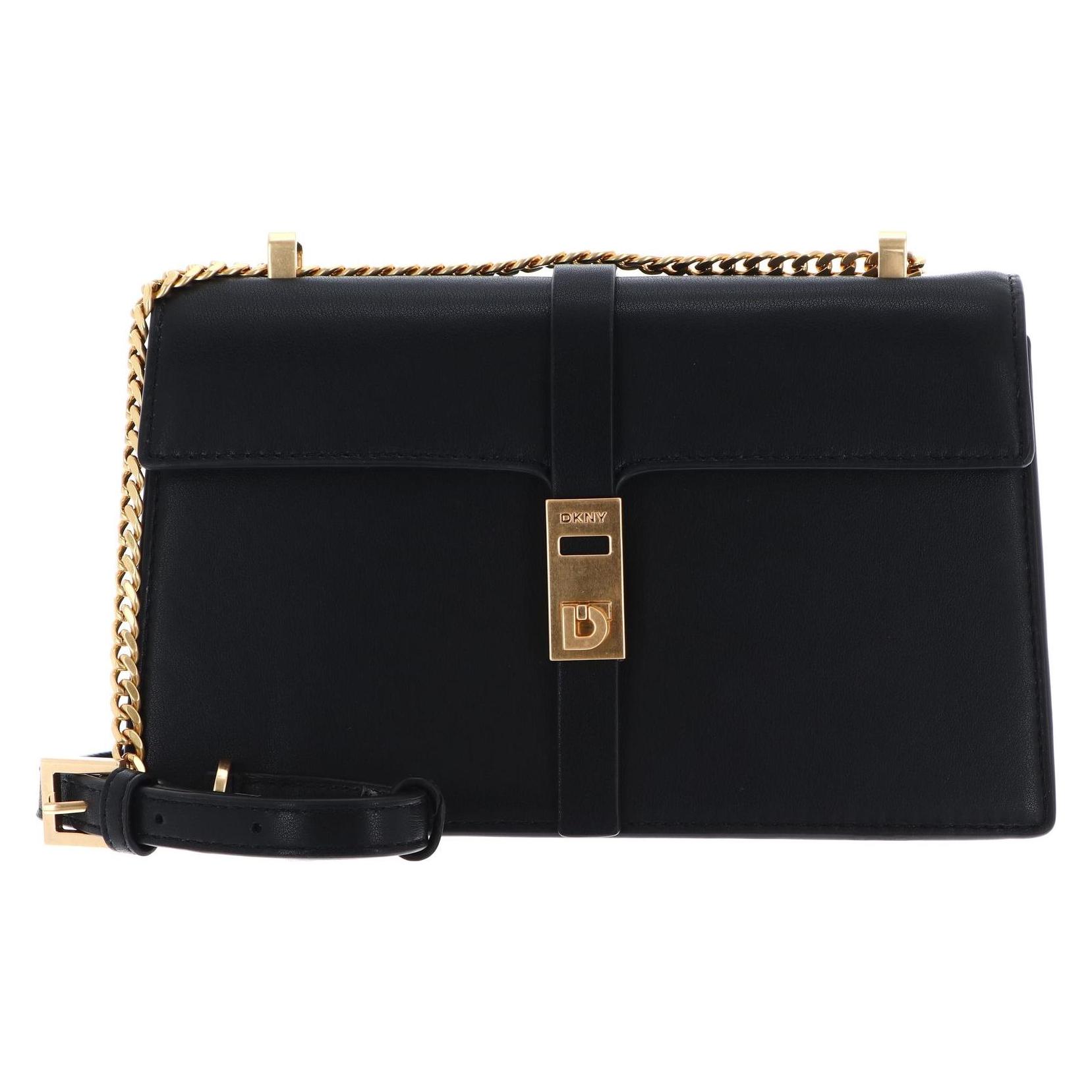 Dkny, Damen, Handtasche, Alora Flap Shoulder Bag, Schwarz