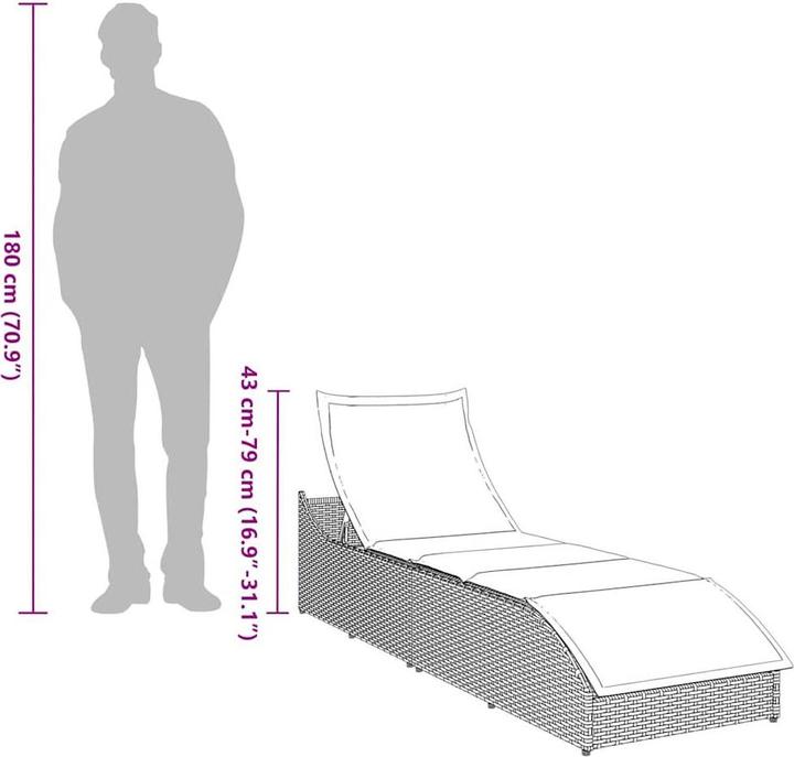 Immagine prodotto vidaXL Klappliege (100 cm)