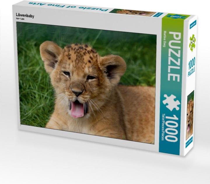 Löwenbaby 1000 Teile Puzzle Quer (1000 Teile)