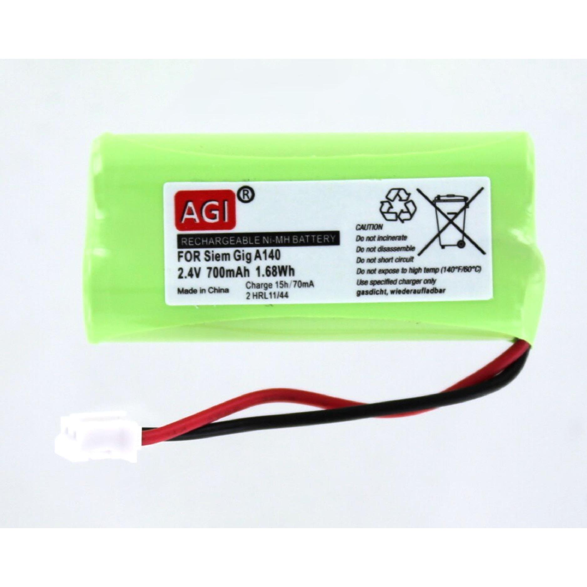 AGI Akku kompatibel mit Siemens Gigaset A12 A120 A14 A16 A24 A26, Telefon Zubehör
