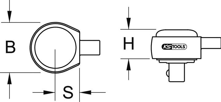 Productafbeelding KS Tools Omkeerbare ratel