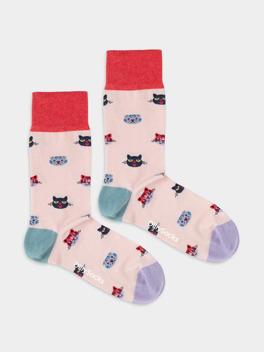 Actual product image DillySocks Curious Cats (41 - 46)