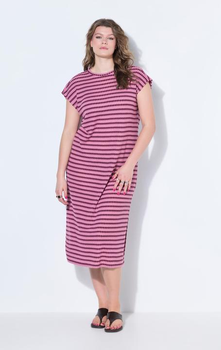 Produktbild Studio Untold Midikleid, oversized, Jersey, Strukturringel, ärmellos (46, 48)