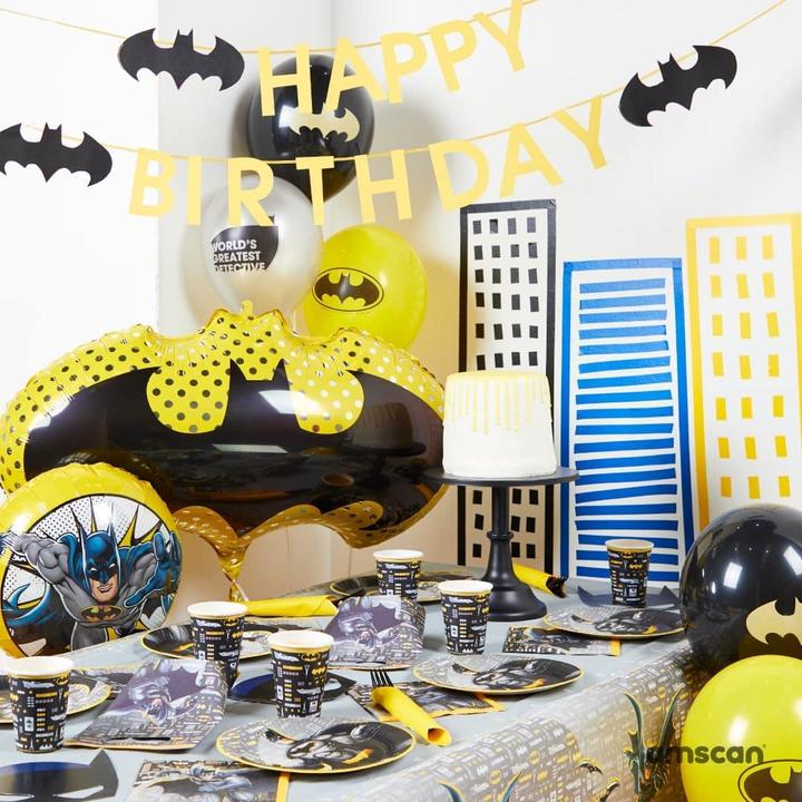 Productafbeelding Amscan Zakjes à bonbon - Batman (8st) (Geschenktasje, 8 x)