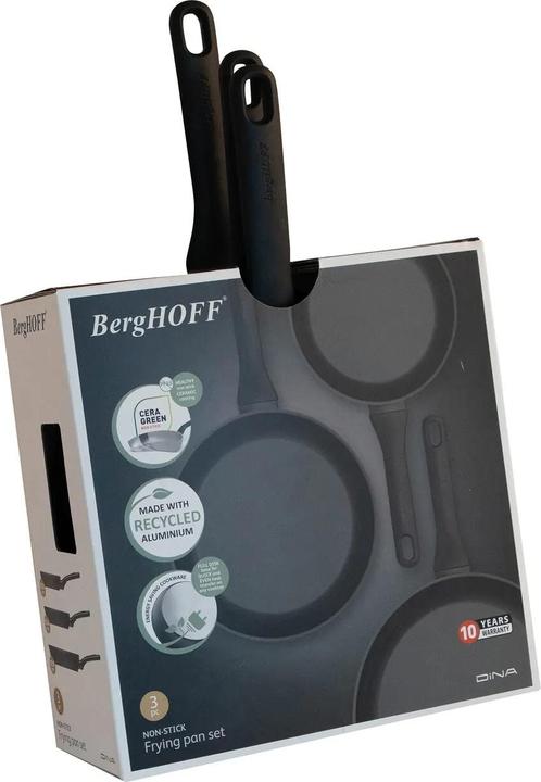 Immagine prodotto BergHoff Set di padelle HELIX AH, 3 pezzi (28 cm, Set di pentole e padelle da cucina, Alluminio)