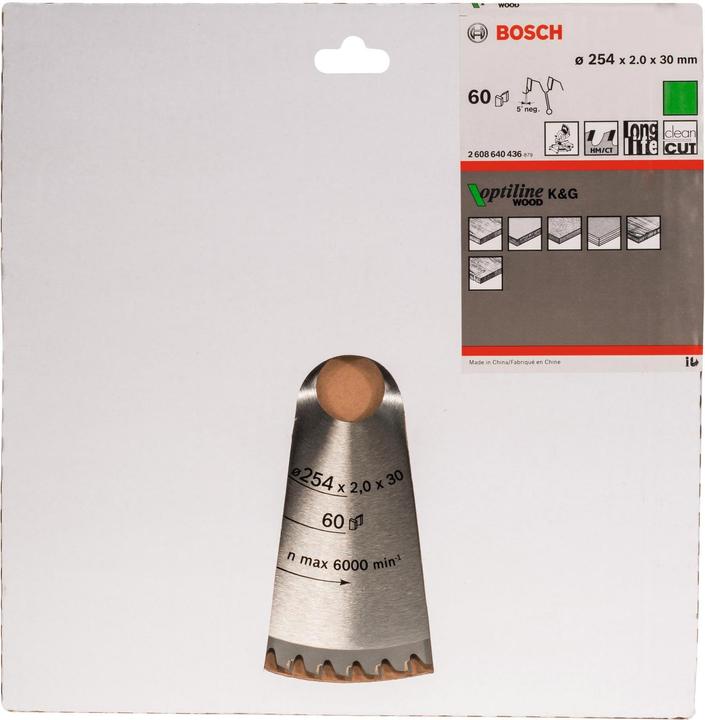 Produktbild Bosch Professional Zubehör PRO Wood Kreissägeblatt, 254 x 2 x 30 mm