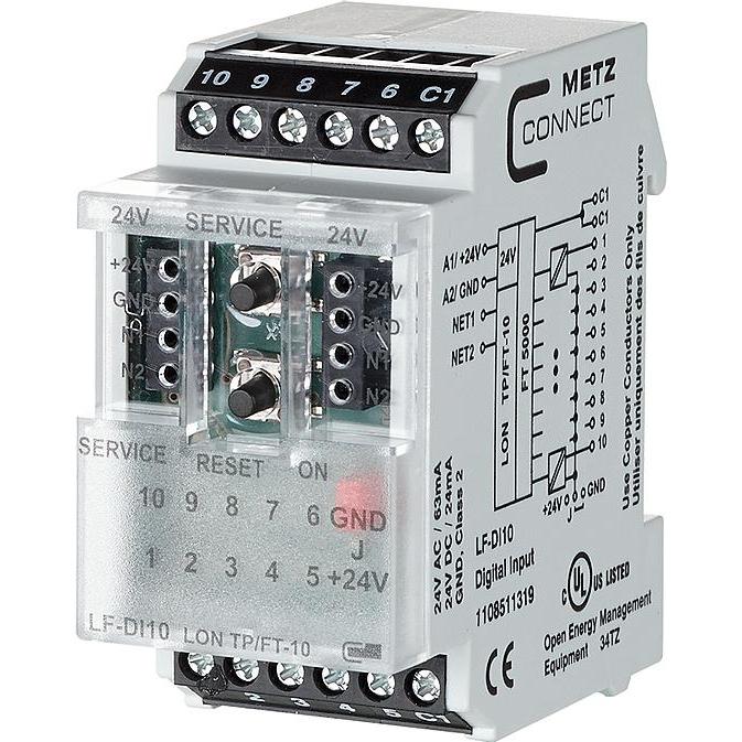Metz Connect, Zubehör Elektroinstallation, Eingangsmodul LF-DI10 FT5000