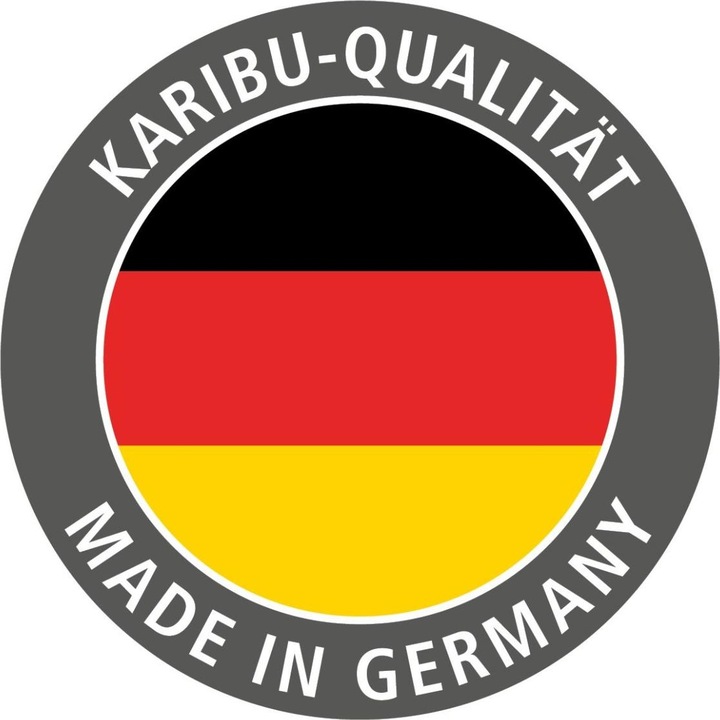 Produktbild Karibu Titania 4 mit Dachkranz (Ohne Ofen)