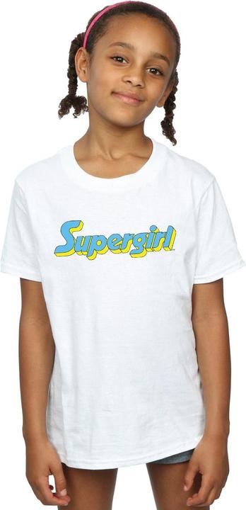 Produktbild Supergirl Text Logo TShirt Mädchen (152, 158)