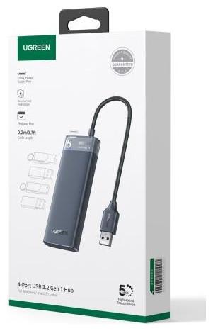 Produktbild Ugreen 4-Port USB-A Hub (USB-A, 4 Ports)