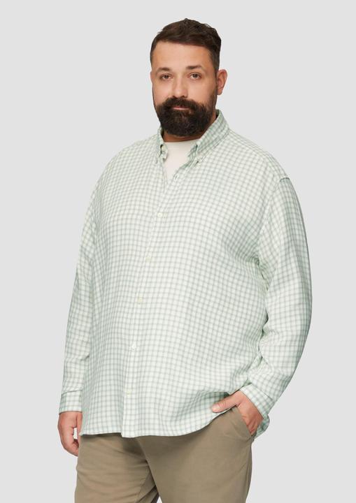 Produktbild S.Oliver Hemd Regular Fit: Strukturiertes Baumwollhemd mit Button-Down-Kragen (4XL)