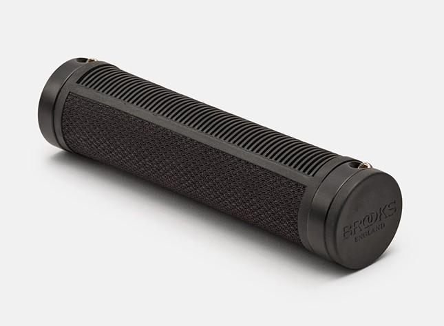 Actual product image Brooks Running Brooks grip Cambium Comfort, all black 130/100mm aluminium clamping rings, for hub gears