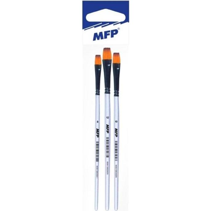 Teka Synthetischer Flachpinsel, Grösse 8, 10, 12, 3 Stk (12 mm) (47997413)