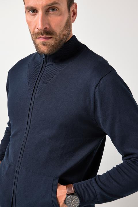 Produktbild JP1880 Strickjacke, Feinstrick, Stehkragen, Zipper, bis 7 XL (L)
