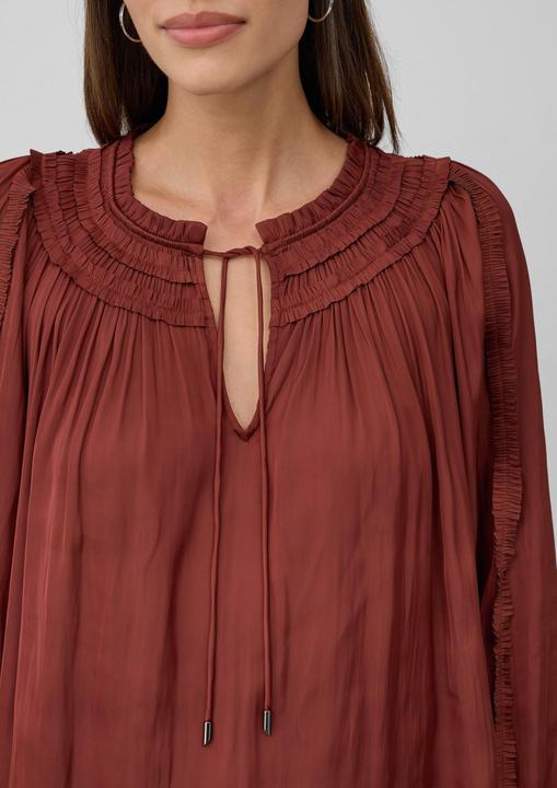 Immagine prodotto s.Oliver Bluse Fliessende Satinbluse mit Rüschen (34)