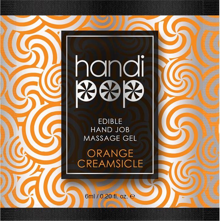 Actual product image Sensuva handipop edible massage gel orange creamsicle 6 ml