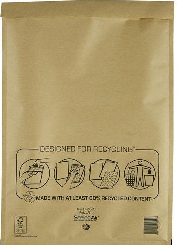 Produktbild Sealed Air Mail Lite Umschlag Gold 10 Stück (10 Stk.)