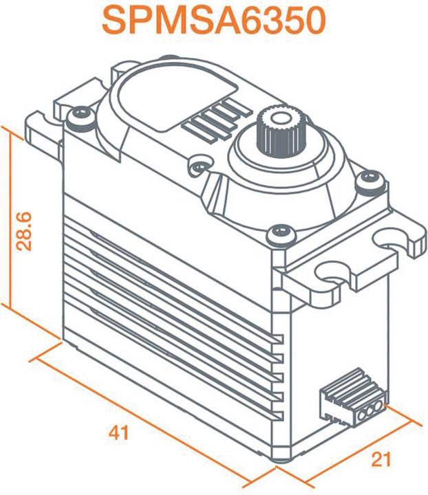 Produktbild a6350 ultra torque / high speed brushless hv servo