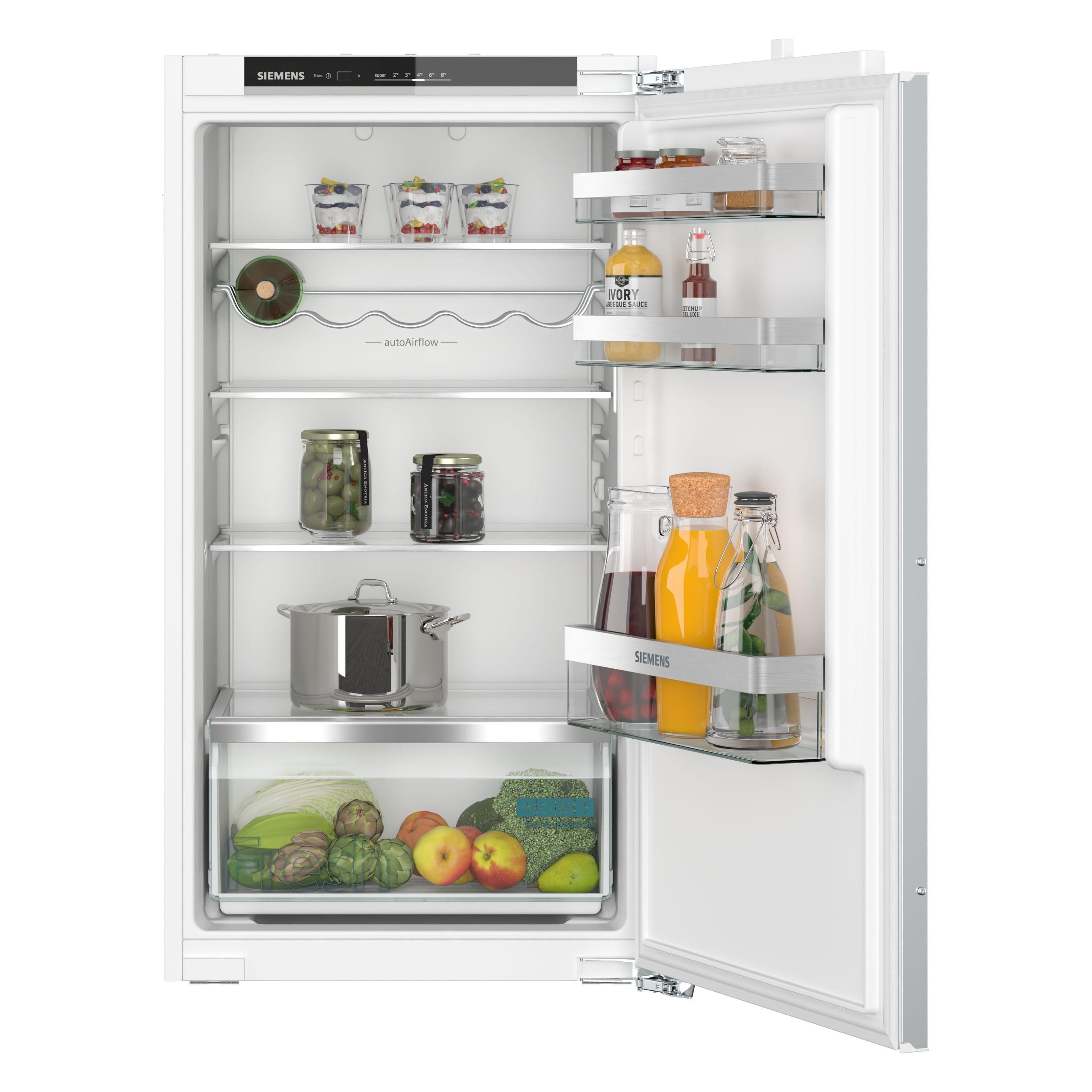 Siemens Ki31rvfe0 Einbau-Kühlschrank Iq300, Integrierbarer Kühlautomat Ohne Gefrierfach 102X56 Cm, 165L Kühlen, Freshbox, Led-Beleuchtung, Supercooling, Bottlerack. - Bild 3