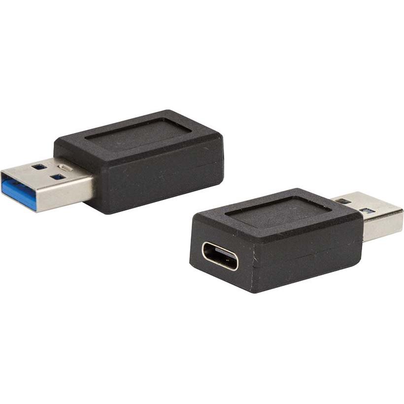 E+P CC371 USB-C Kompaktadapter USB-A Stecker+USB-C Kupplung (USB 3.0), USB Kabel
