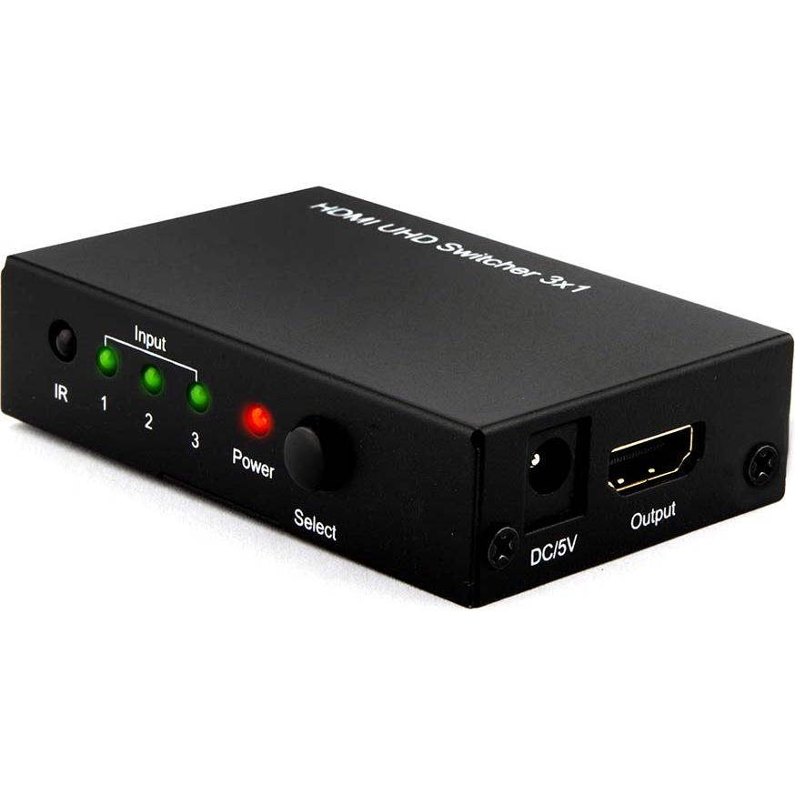 E+P Elektrik HDMI-Umschalter UHD31, Switch Box