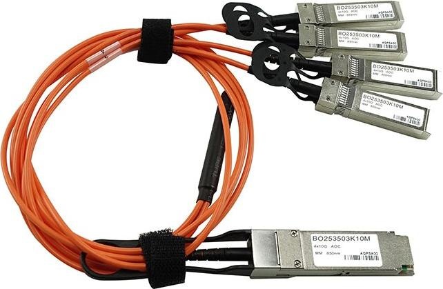 Actual product image BlueOptics Juniper JNP-QSFP-AOCBO-2M Compatible AOC QSFP BO253503K2M