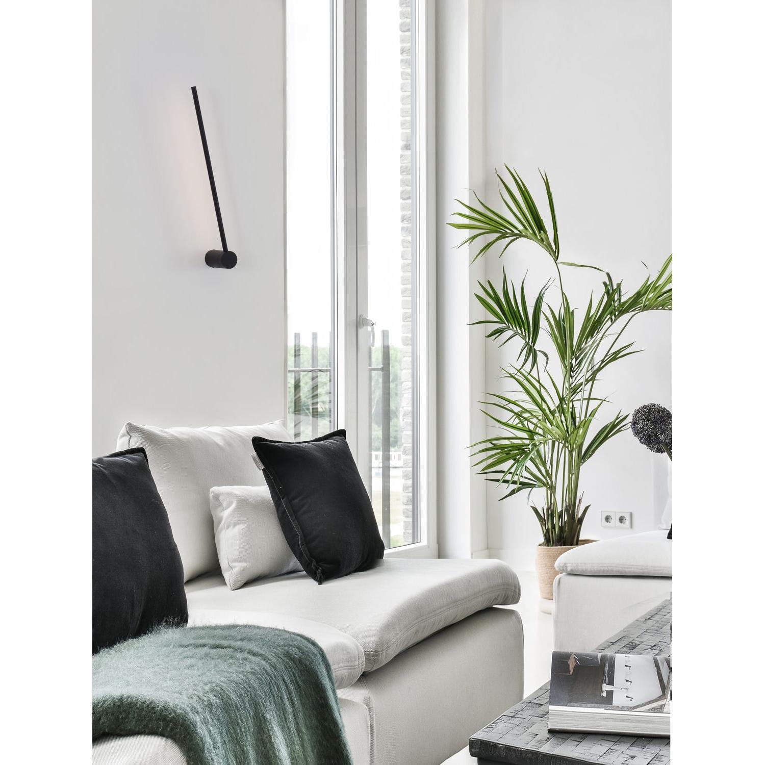 Thumbnail - Nova Luce, Wandleuchte + Deckenleuchte, SYNTHESI LED Wandleuchte Schwarz 17W Warmweiss 6x10x60cm 9009322