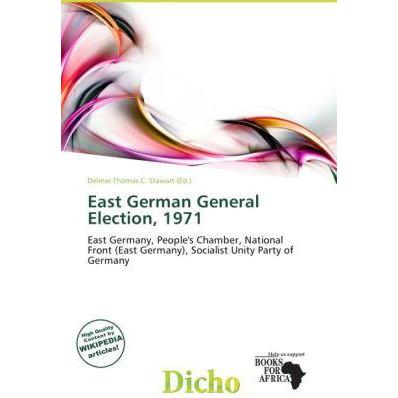 East German General Election, 1971, Fachbücher