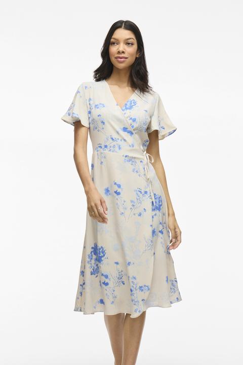 Image du produit Vila Kurzärmeliges Wickelkleid (34)
