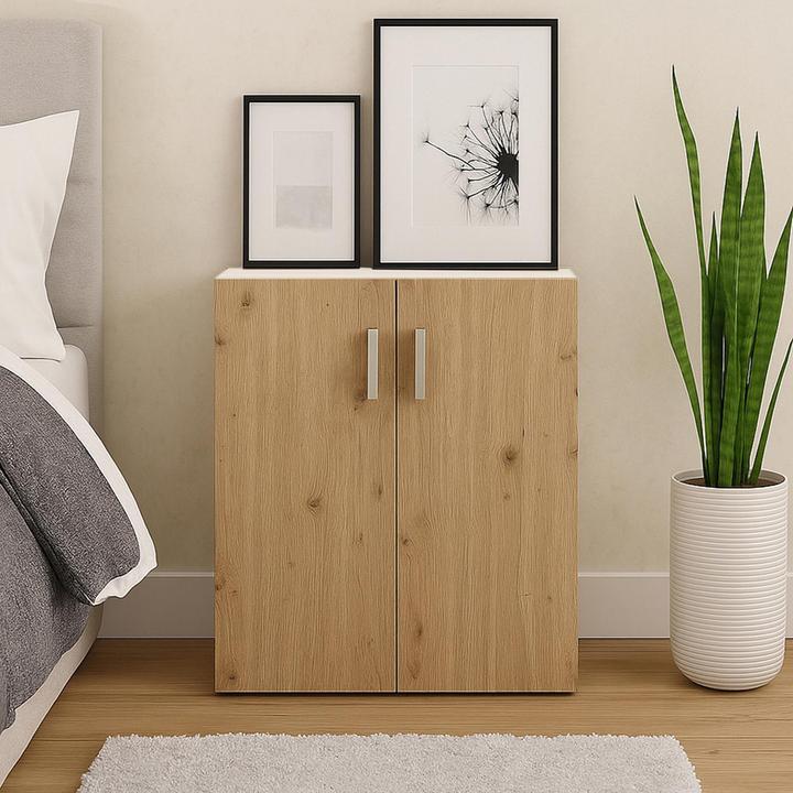 Actual product image HTI-Line Kommode Nina mit 2 Regalfächern (60 x 30.50 x 77 cm)