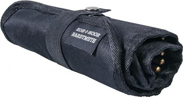 Produktbild Koh-i-Noor Federmäppchen Schwarzes Etui Buntstifte 36 Stück universal