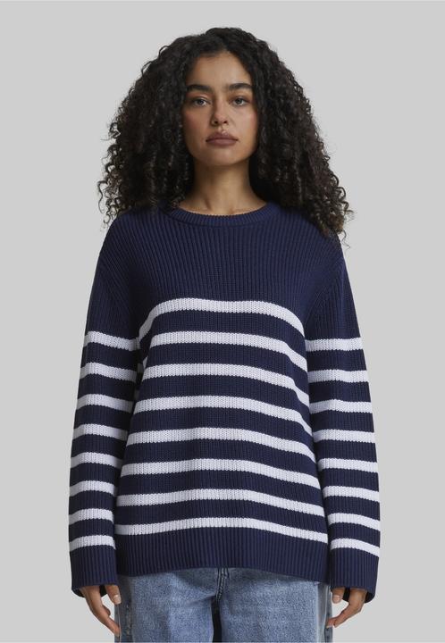 Produktbild Urban Classics Ladies Rib Striped Sweater - 161497 (M)
