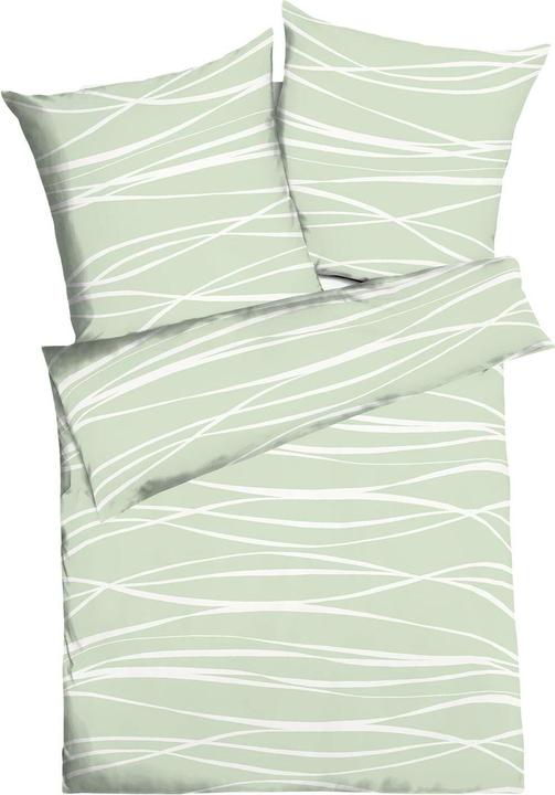 Produktbild Traumschlaf Mako-Satin Bettwäsche Motion Colours jade (155x220 cm + 80x80 cm)
