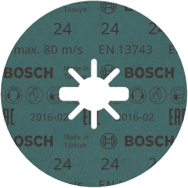 Actual product image Bosch Professional Zubehör PRO R574 X-Lock fibre disc, 125 mm, G24 (24)