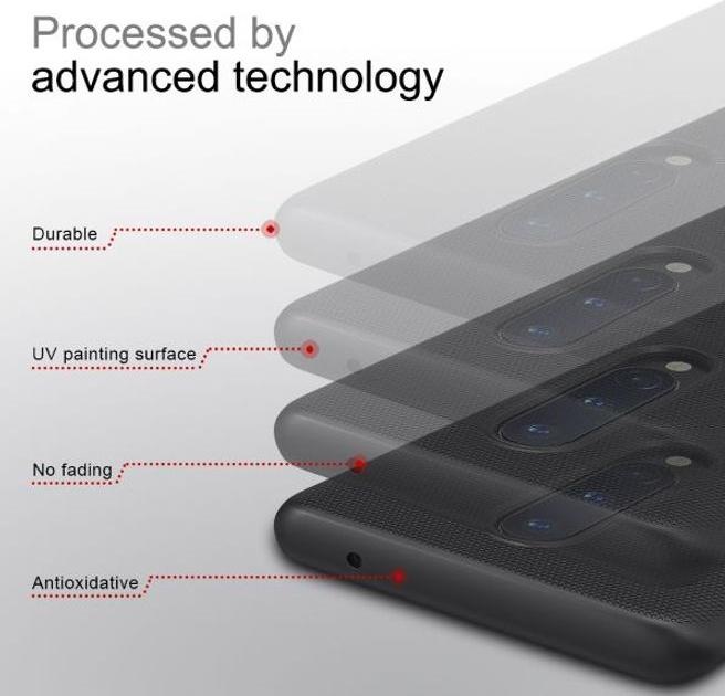 Actual product image Nillkin Super Frosted Shield Series (Oneplus 8)