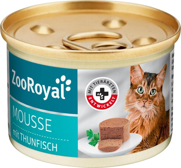 Produktbild Zooroyal Mousse mit Thunfisch (12 Stk., 1020 g)