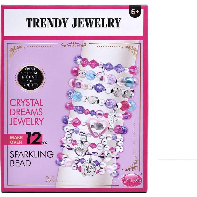 Trendiges Schmuckset Funkelnde Perlen (62072018)