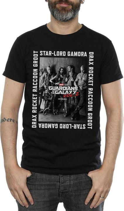 Image du produit - T-shirt GUARDIANS OF THE GALAXY FRAMED POSTER - Homme (XL)