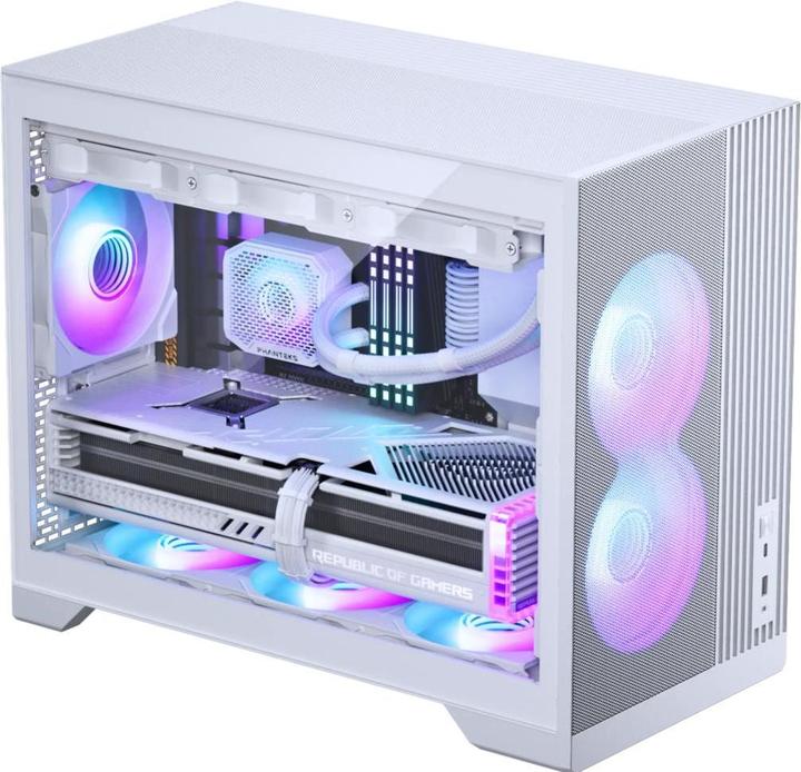 Actual product image Phanteks PC case XT M3 RGB White, Supported mainboards (mATX, Mini-ITX)