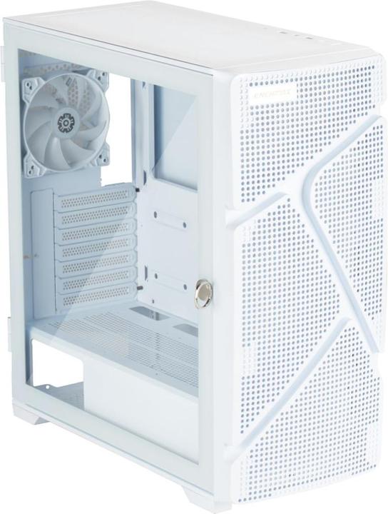 Actual product image Enermax MarbleShell MS31 ARGB (white, tempered glass) (ATX, E-ATX, mATX, Mini-ITX)