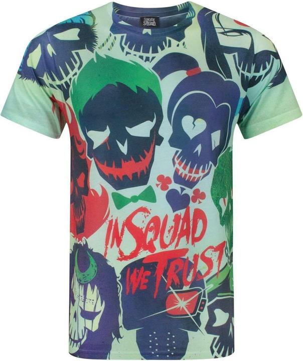 Produktbild Suicide Squad Mens In Squad We Trust Sublimated TShirt (L)
